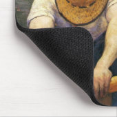 Tapis De Souris Caillebotte : Bateaux en aviron sur l'Yerres (Coin)