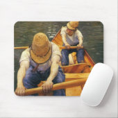 Tapis De Souris Caillebotte : Bateaux en aviron sur l'Yerres (Avec souris)