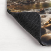Tapis De Souris Cairn de la rivière de pierre (Coin)