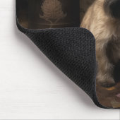 Tapis De Souris Cairn Terrier Citrouilles Halloween effroi (Coin)