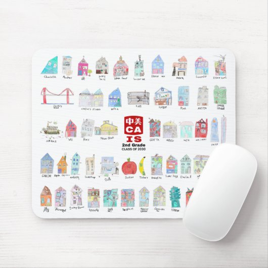 Tapis De Souris CAIS 2e année Mousepad - Classe de 2030 (Avec souris)