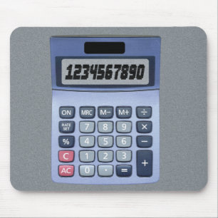 Tapis De Souris Calculatrice Mousepad