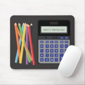 Tapis De Souris Calculette et crayons (Avec souris)