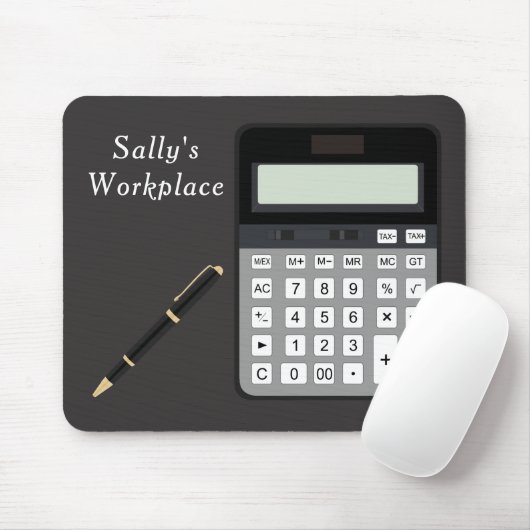 Tapis De Souris Calculette et stylo (Avec souris)