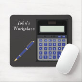 Tapis De Souris Calculette et stylo (Avec souris)