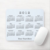 Tapis De Souris Calendrier 2012 (Avec souris)