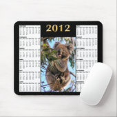 Tapis De Souris Calendrier 2012 de koala Mousepad (Avec souris)
