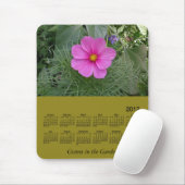 Tapis De Souris Calendrier 2012 floral (Avec souris)