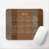 Tapis De Souris Calendrier 2013 (Avec souris)