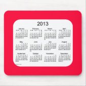 Tapis De Souris Calendrier 2013 (Devant)