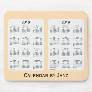 Tapis De Souris Calendrier 2018-2019 de blé par Janz Mousepad