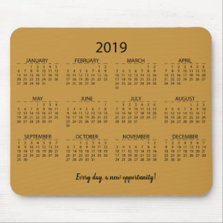 Tapis De Souris Calendrier 2019