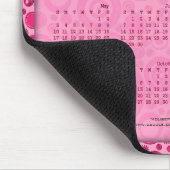 Tapis De Souris Calendrier 2020 Mousepad, Arrondis 2 Tone Rose (Coin)