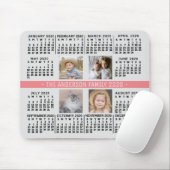 Tapis De Souris Calendrier 2020 (Voir la description pour la nouve (Avec souris)