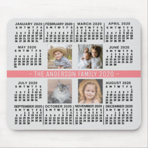 Tapis De Souris Calendrier 2020 (Voir la description pour la nouve