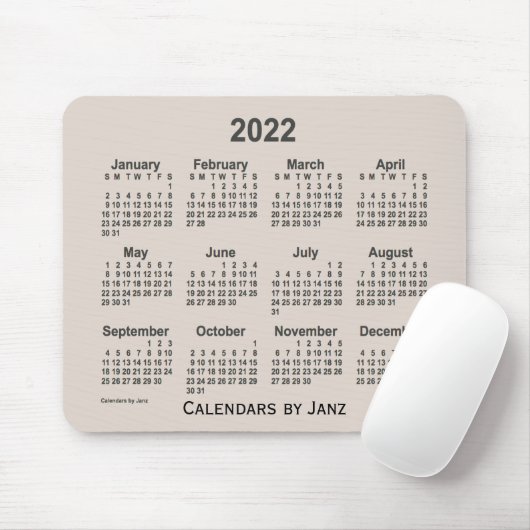 Tapis De Souris Calendrier 2022 La Boca Smoke par Janz Mouse Pad (Avec souris)