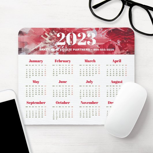 Tapis De Souris Calendrier 2023
