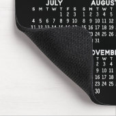 Tapis De Souris Calendrier 2023 - arrière - plan noir - Vertical (Coin)
