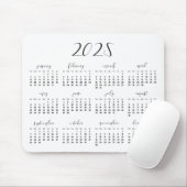 Tapis De Souris Calendrier 2023 élégant (Avec souris)