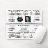 Tapis De Souris Calendrier 2023 Logo d'entreprise Photo Texte Faci (Avec souris)