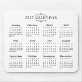 Tapis De Souris Calendrier 2023 simple mais élégant | Mousepad (Devant)