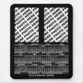 Tapis De Souris Calendrier 2025 Ajouter 2 Photos verticales Mousep (Devant)