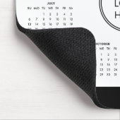 Tapis De Souris Calendrier 2025 - Logo Professionnel Pad souris (Coin)