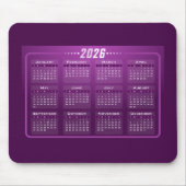 Tapis De Souris Calendrier 2026 (Devant)