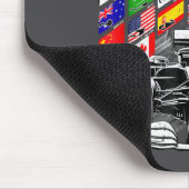Tapis De Souris Calendrier 2026 Circuit de course Programme Lieux (Coin)
