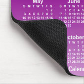 Tapis De Souris Calendrier 2026 du néon pourpre défraîchi par Janz (Coin)