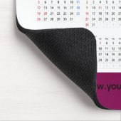 Tapis De Souris Calendrier 2026 - Logo Professionnel Pad de souris (Coin)