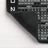 Tapis De Souris Calendrier 2026 Mousepad noir (Coin)