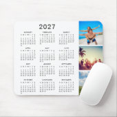 Tapis De Souris Calendrier 2027 de collage de photos souvenirs per (Avec souris)