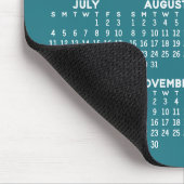 Tapis De Souris Calendrier 2027 - fond bleu - Vertical (Coin)