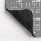 Tapis De Souris Calendrier 2027 - fond gris - Vertical (Coin)