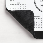 Tapis de souris Calendrier 2027 Logo d'entreprise (Coin)