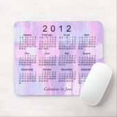 Tapis De Souris Calendrier Abstrait 2012 (Avec souris)