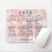 Tapis De Souris Calendrier Abstrait 2012 (Avec souris)