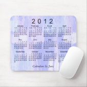 Tapis De Souris Calendrier Abstrait 2012 (Avec souris)