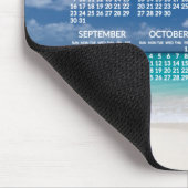 Tapis De Souris Calendrier annuel de plage 2021 Mousepads Ajouter  (Coin)