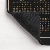 Tapis De Souris Calendrier Art déco Black Gold 2017 Pad souris (Coin)