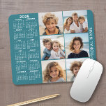 Tapis De Souris Calendrier avec 6 photo Collage<br><div class="desc">Un calendrier 2025 avec une place pour 6 photos. Vous pouvez ajouter un nom, un monogramme ou un autre texte personnalisé. Le calendrier est épuré et facile à lire. Vous pouvez modifier la couleur de l'arrière - plan si vous cliquez sur le lien personnaliser et accédez à la zone de...</div>