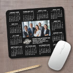 Tapis De Souris Calendrier avec logo Contact Information Magnet<br><div class="desc">Un logo et un collage photo avec un calendrier et une pièce pour ajouter quelques lignes de texte. Un objet amusant pour le Nouvel An à utiliser comme cadeau de société. Ajoutez 1 photo de bureau de groupe à cette conception.</div>