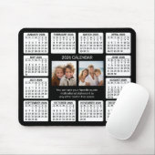 Tapis De Souris Calendrier avec photo dans le centre (Avec souris)