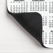 Tapis De Souris Calendrier avec photo - Vue Année verticale (Coin)