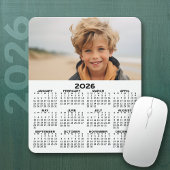 Tapis De Souris Calendrier avec photo - Vue Année verticale