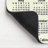 Tapis De Souris Calendrier beige 2023 par Janz Mouse Pad (Coin)