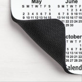 Tapis De Souris Calendrier blanc 2027 par Janz Mouse Pad (Coin)
