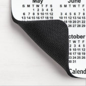 Tapis De Souris Calendrier blanc 2029 par Janz Mouse Pad (Coin)