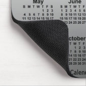 Tapis De Souris Calendrier blanc passé 2025 par Janz Mouse Pad (Coin)